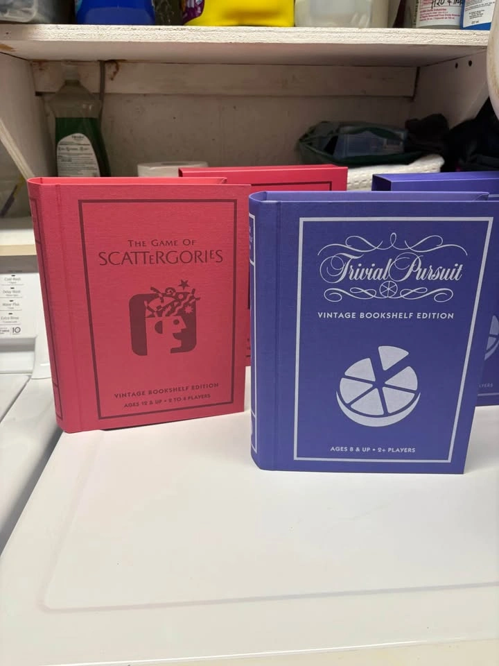 BNIB Vintage Bookshelf Edition Board Games Set of 2