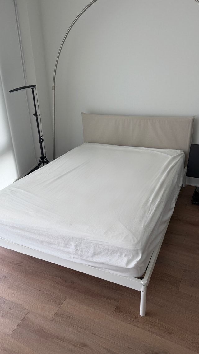Full size IKEA bed frame and mattress