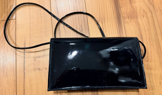 Black Patent Clutch - photo 2