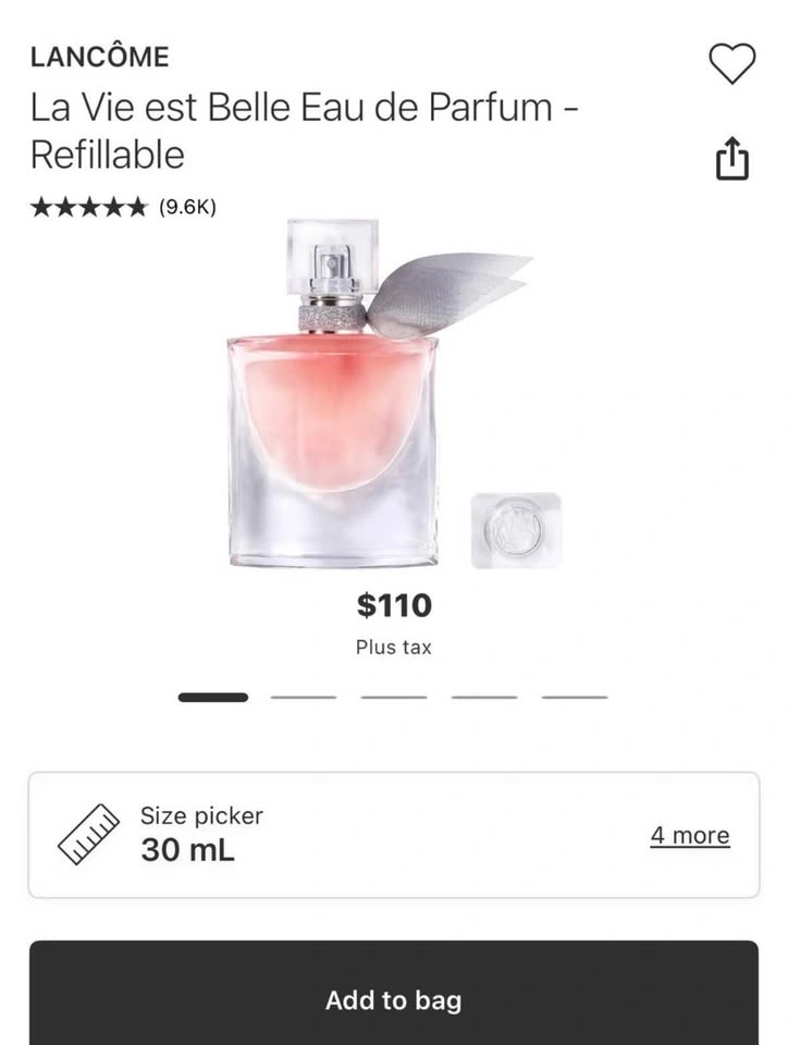 Lancôme La Vie Est Belle eau de parfum sample set 12ml - photo 4