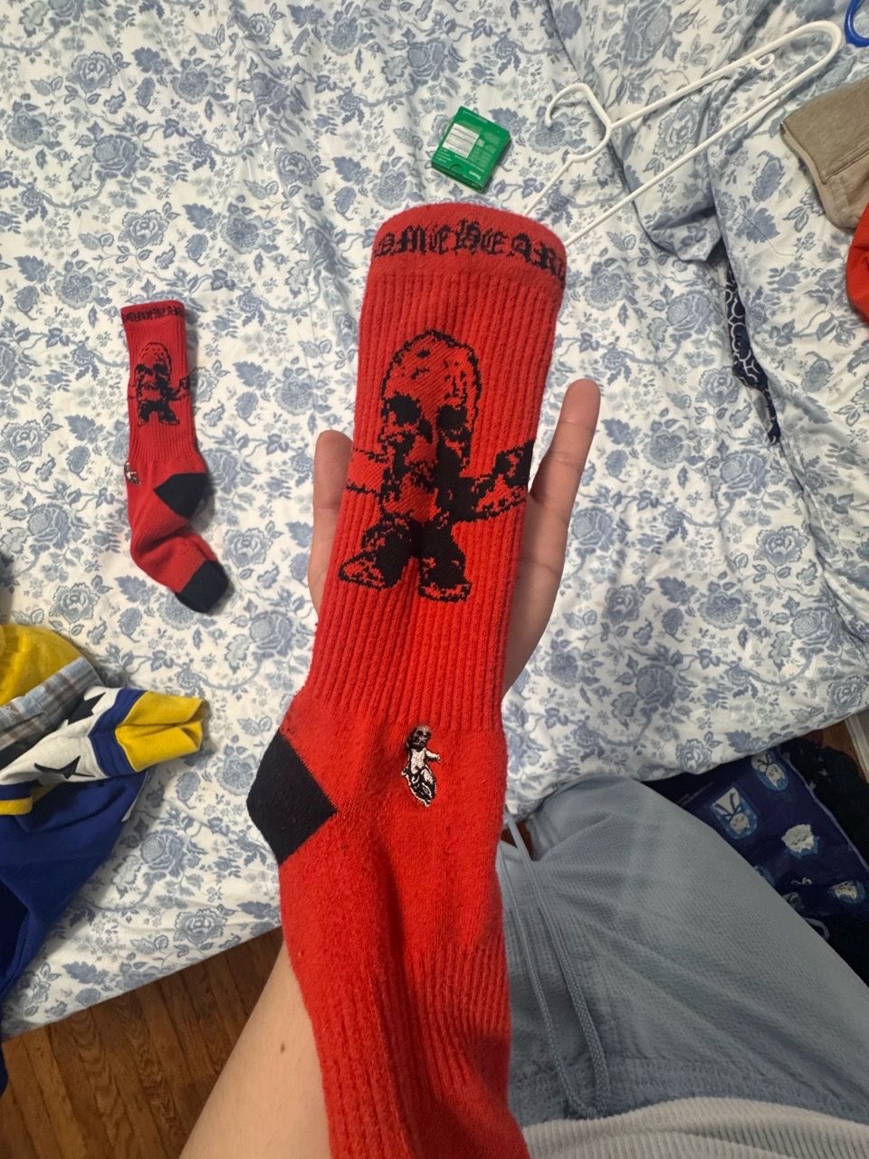 Chrome Hearts Foti Harris Teeter Men Socks - Red - photo 3