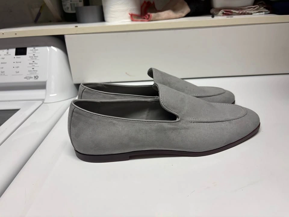 H&M Men’s Grey Suede Loafers – Size 12 / EU 46 – New - photo 2