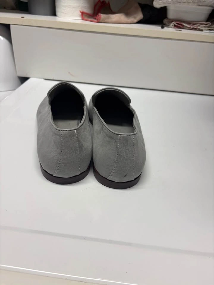 H&M Men’s Grey Suede Loafers – Size 12 / EU 46 – New - photo 3