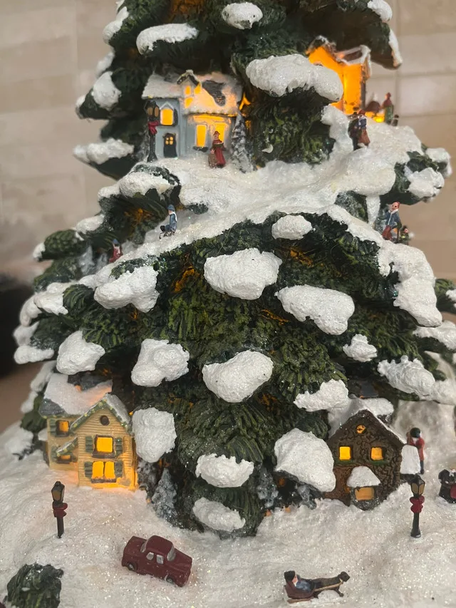 2004 Thomas Kinkade Christmas Musical Decoration image indicator(2)