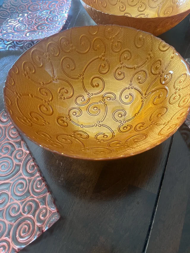 Glass decorative plates image indicator(3)