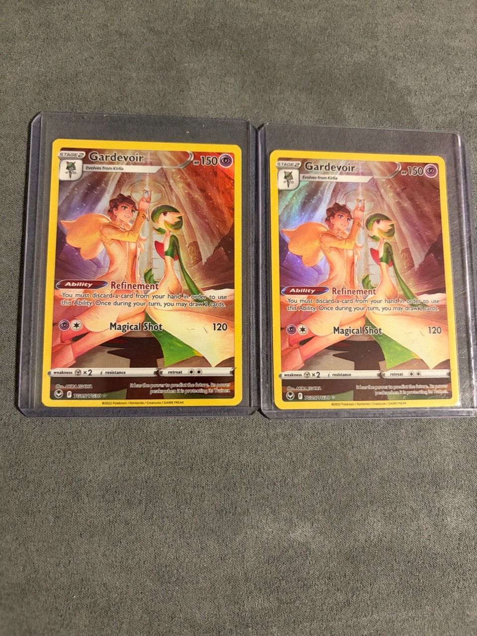 Gardevoir TG05/TG30 Pokémon Card x2