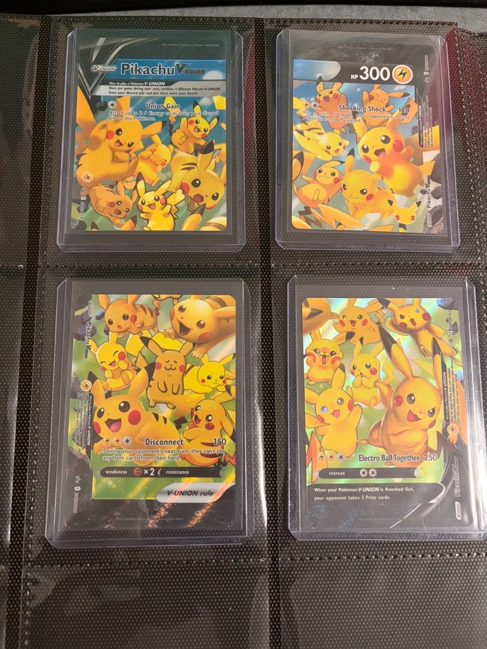 Pikachu V-Union Pokemon Card Set