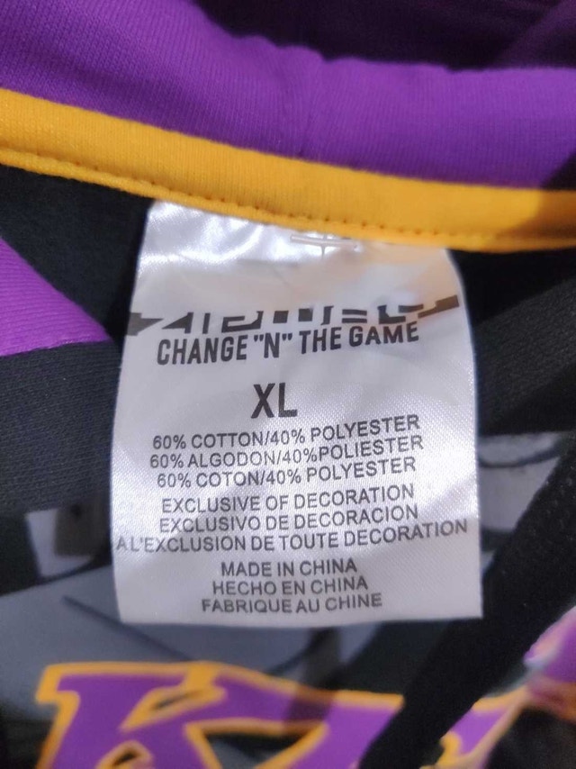 Y2K Los Angeles Lakers Hoodie XL Mens - photo 4