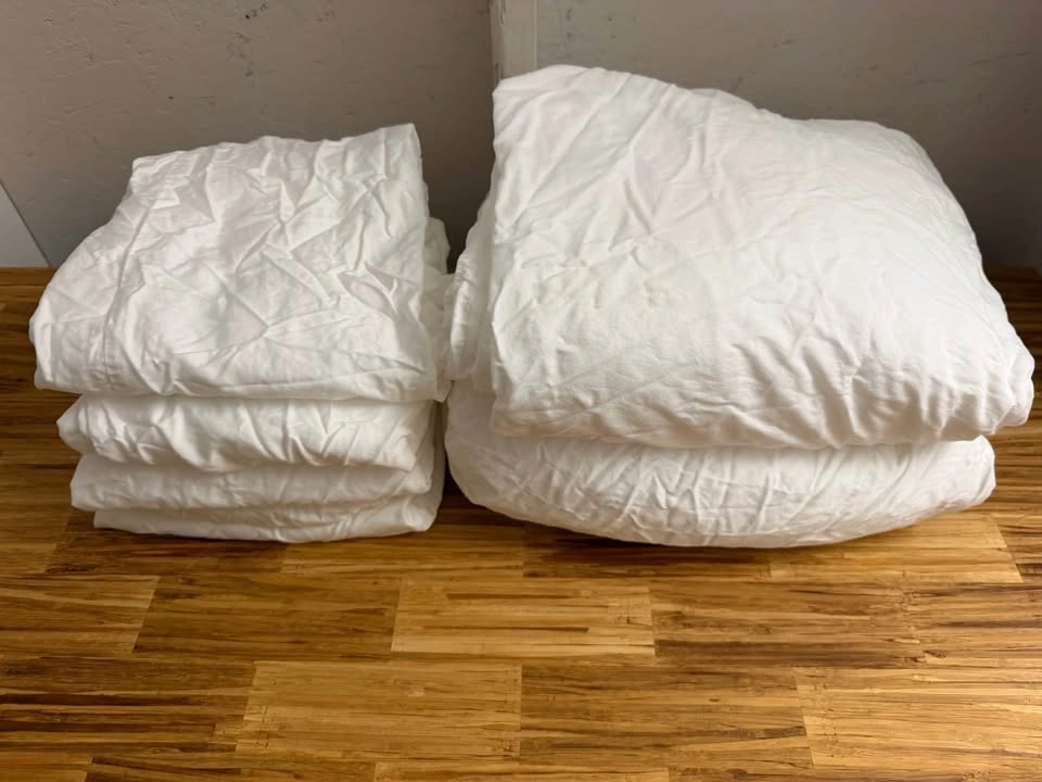 Pisolino Luxury Italian Cotton Sheet Set with 5 Pillowcases (Que - photo 2