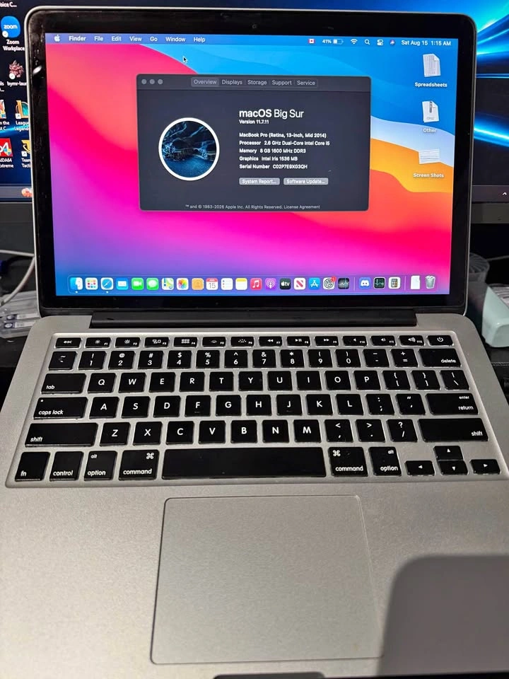 Apple MacBook Pro 13-inch Mid 2014