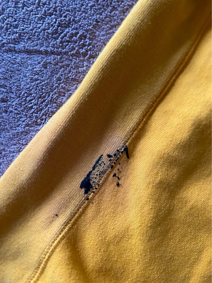 Champion Yellow Hoodie — Upcycle/Scrap - photo 3