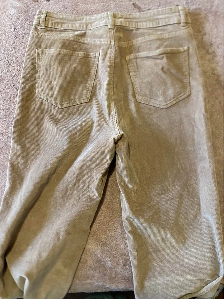 Ardene Tan Corduroy Pants - L - photo 2