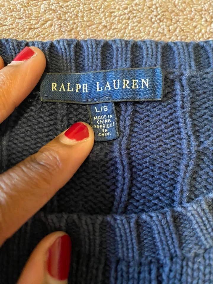 Mens Ralph Lauren Cable-Knit Sweater - L - photo 3