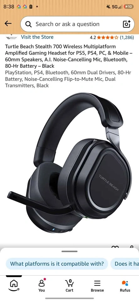 Turtle Beach Stealth 700 Wireless Gaming Headset