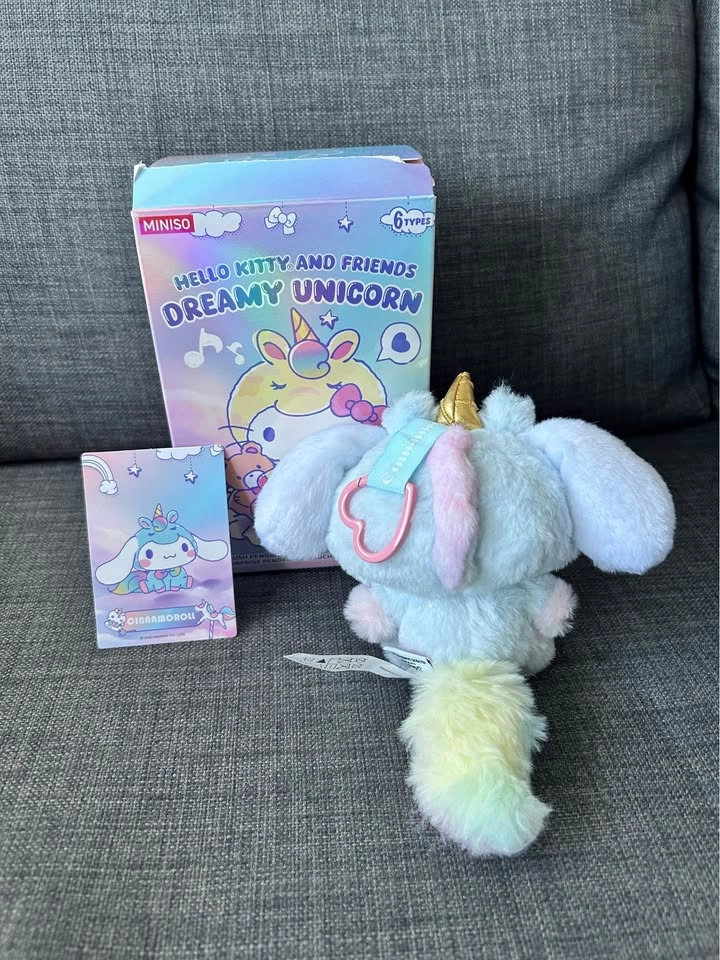Hello Kitty & Friends - Dreamy Unicorn - Cinnamoroll Plush Keych - photo 2