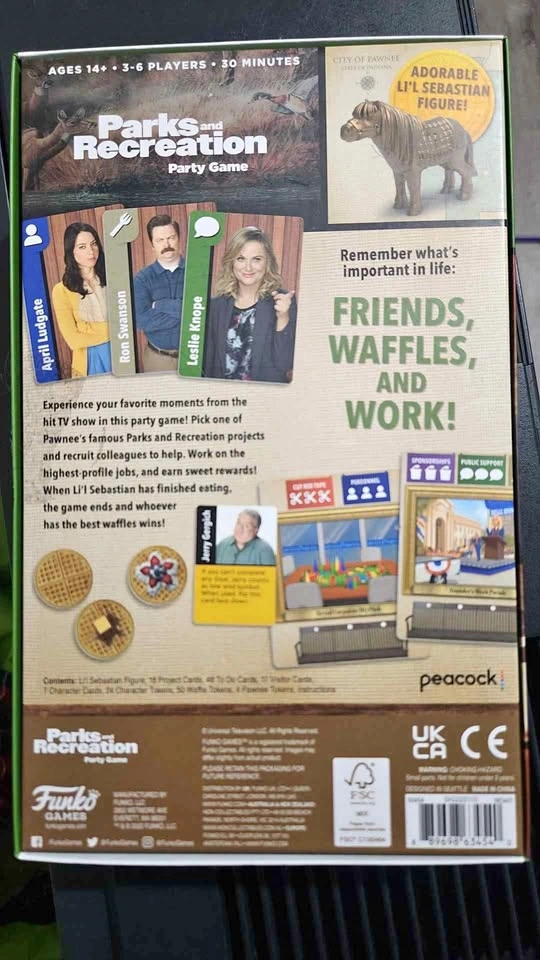Parks and recreations board game