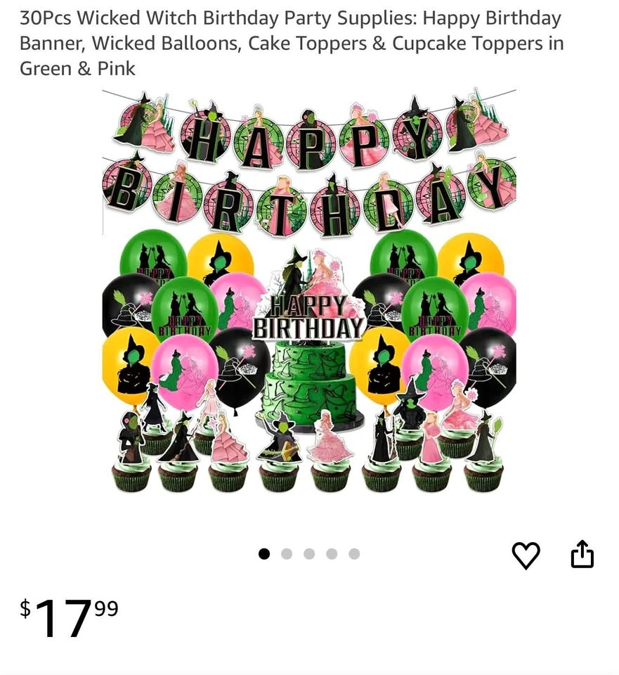 Wicked Birthday Party Supplies