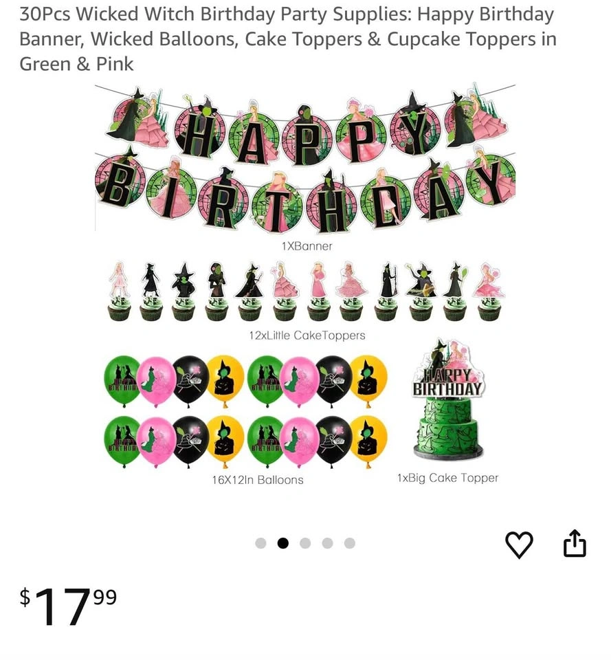 Wicked Birthday Party Supplies - photo 2