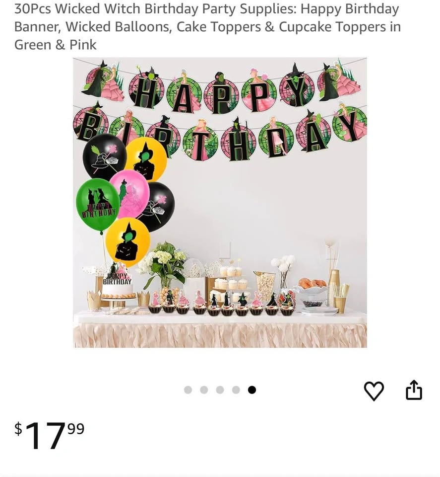 Wicked Birthday Party Supplies - photo 5