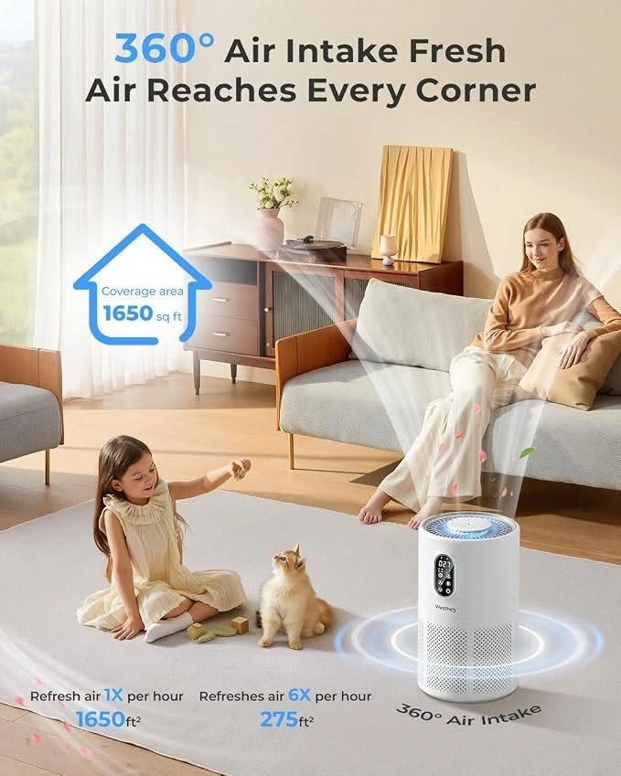 WESTHEY True HEPA Air Purifier with Night Light - photo 3