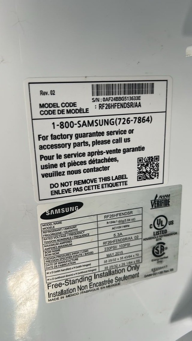 Samsung Refrigerator - photo 3