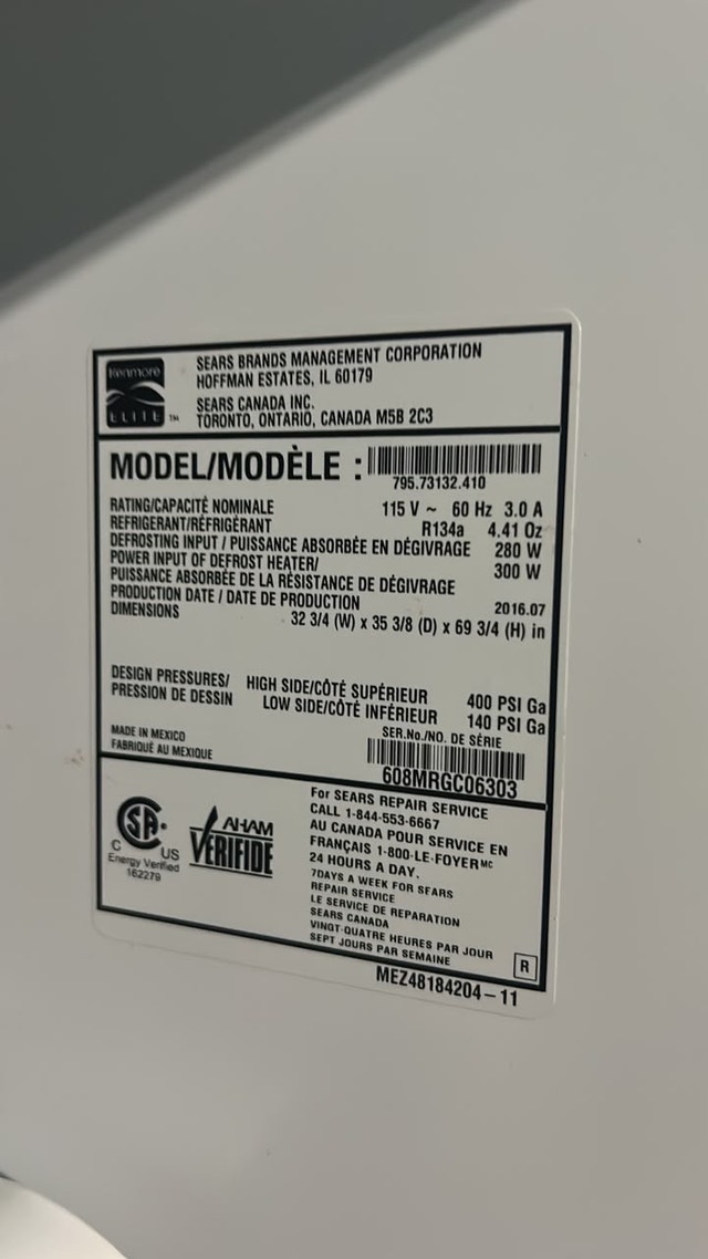 Kenmore Elite Refrigerator - photo 5