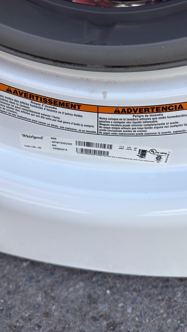 Whirlpool Front Load Washing Machine - photo 5