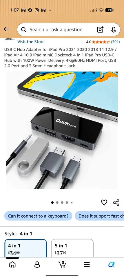 Dockteck 4-in-1 Adapter