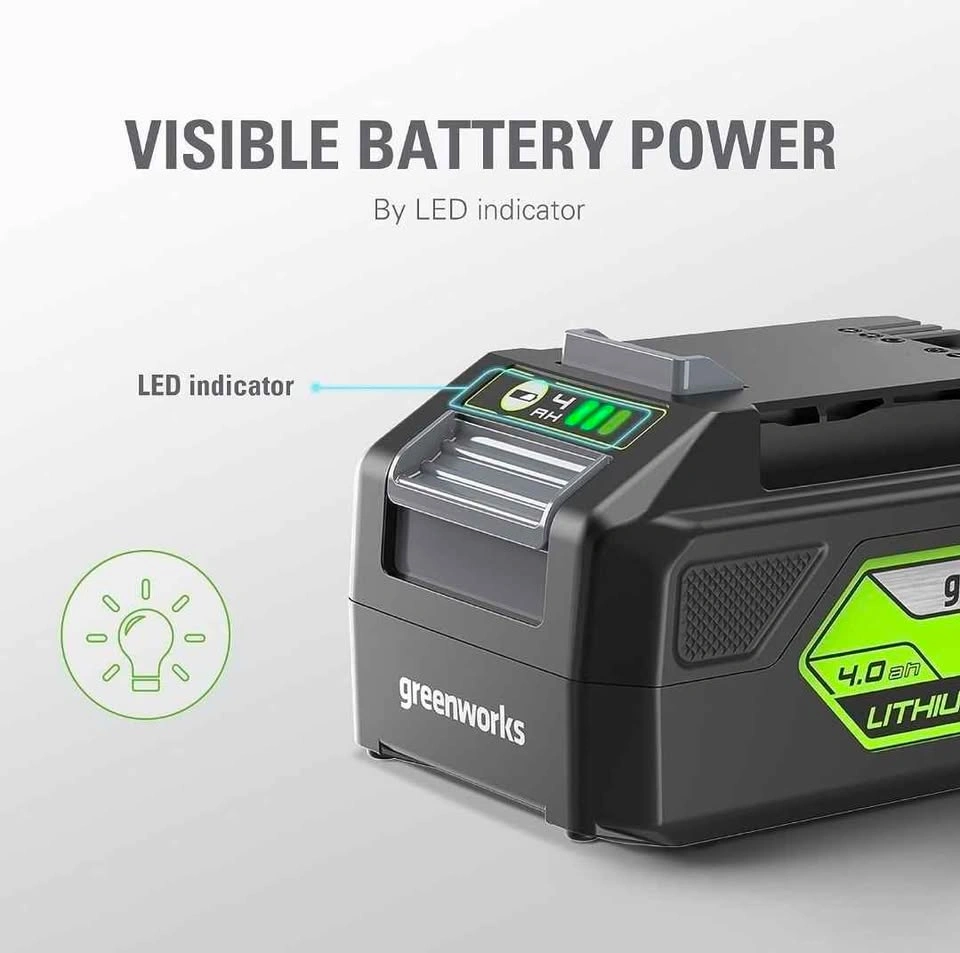 Greenworks 24V 4.0Ah Lithium-Ion Battery - photo 4