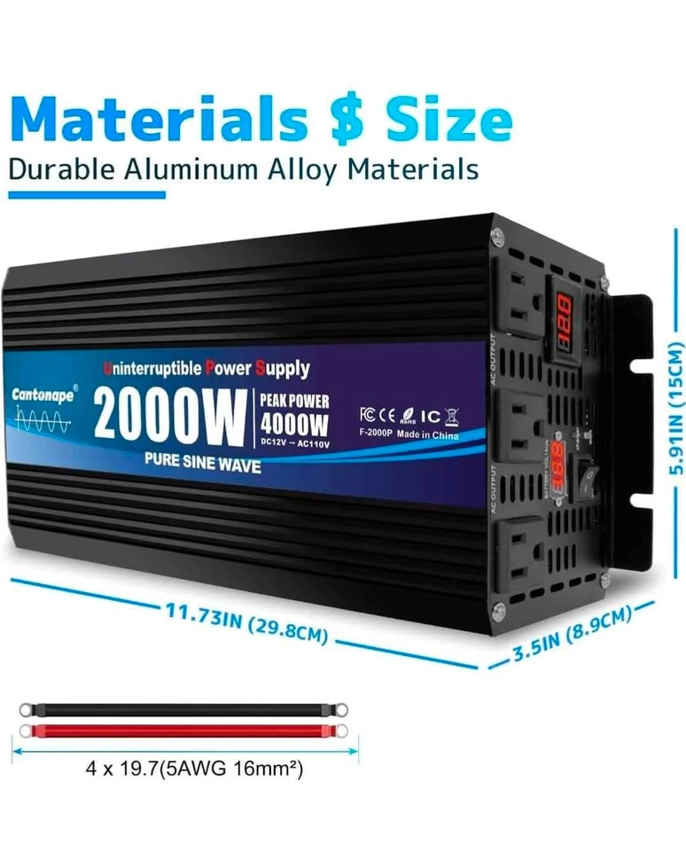 2000W Sump Pump Backup Battery System - photo 4
