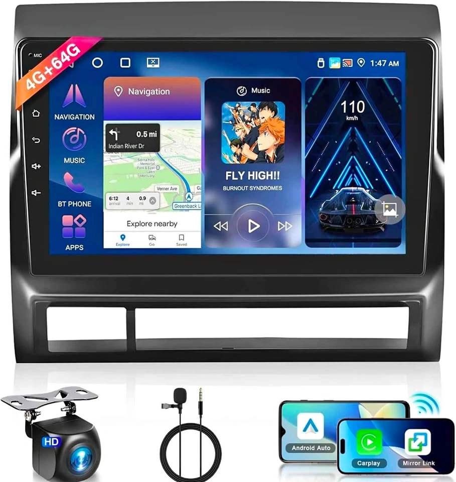 Toyota Tacoma Wireless CarPlay Car Stereo Receiver