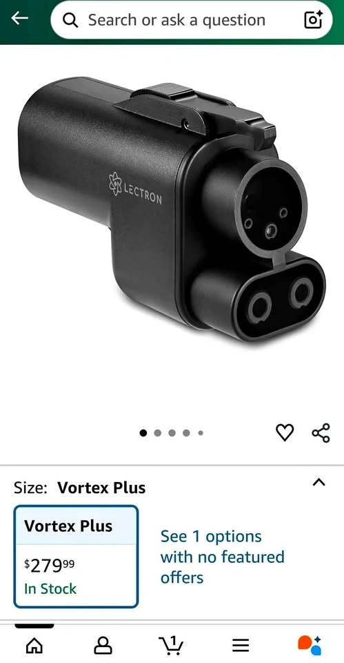 NACS to CCS Electric Vehicle Adapter