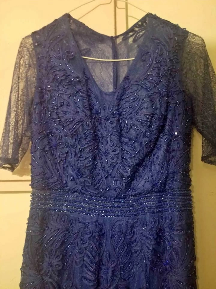 Elegant Royal Blue Dress XS
