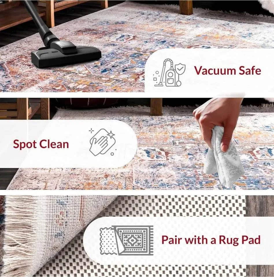 NEW - nuLOOM Vintage Rug, 4x6 image indicator(3)