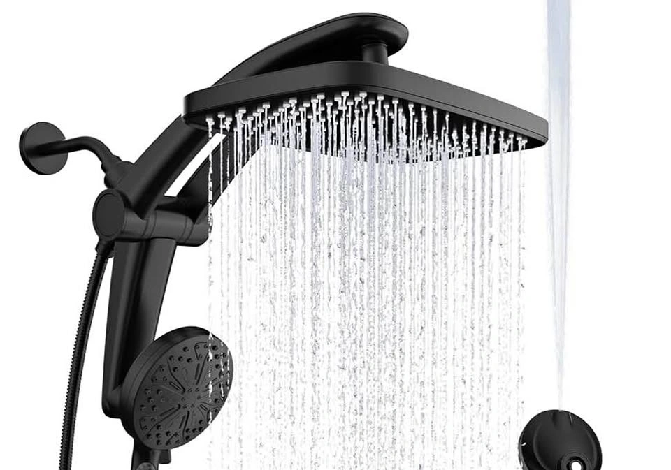 12” Rain Shower Head Combo w/ Handheld, Matte Black