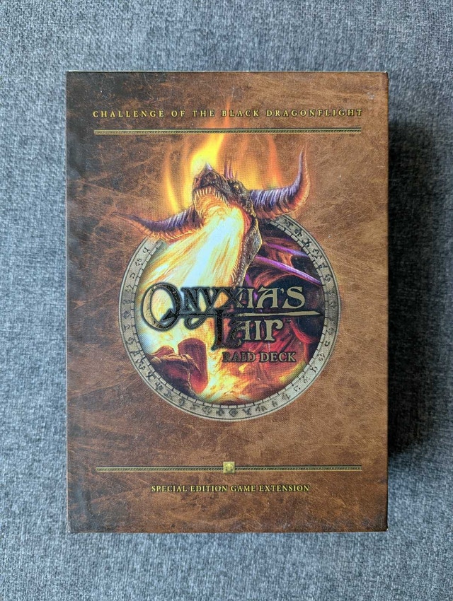 World of Warcraft Onyxia's Lair Raid Deck