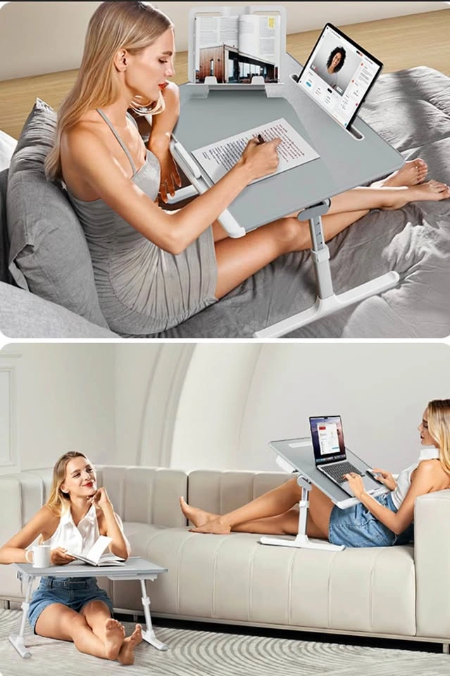 X-Large Adjustable Laptop Bed Tray Desk - Foldable Stand