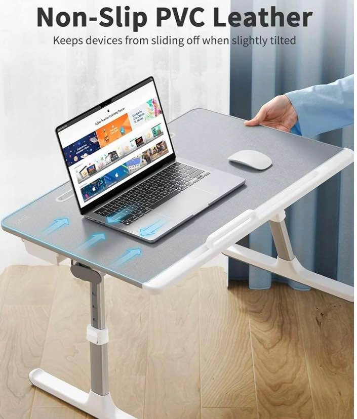 X-Large Adjustable Laptop Bed Tray Desk - Foldable Stand - photo 5