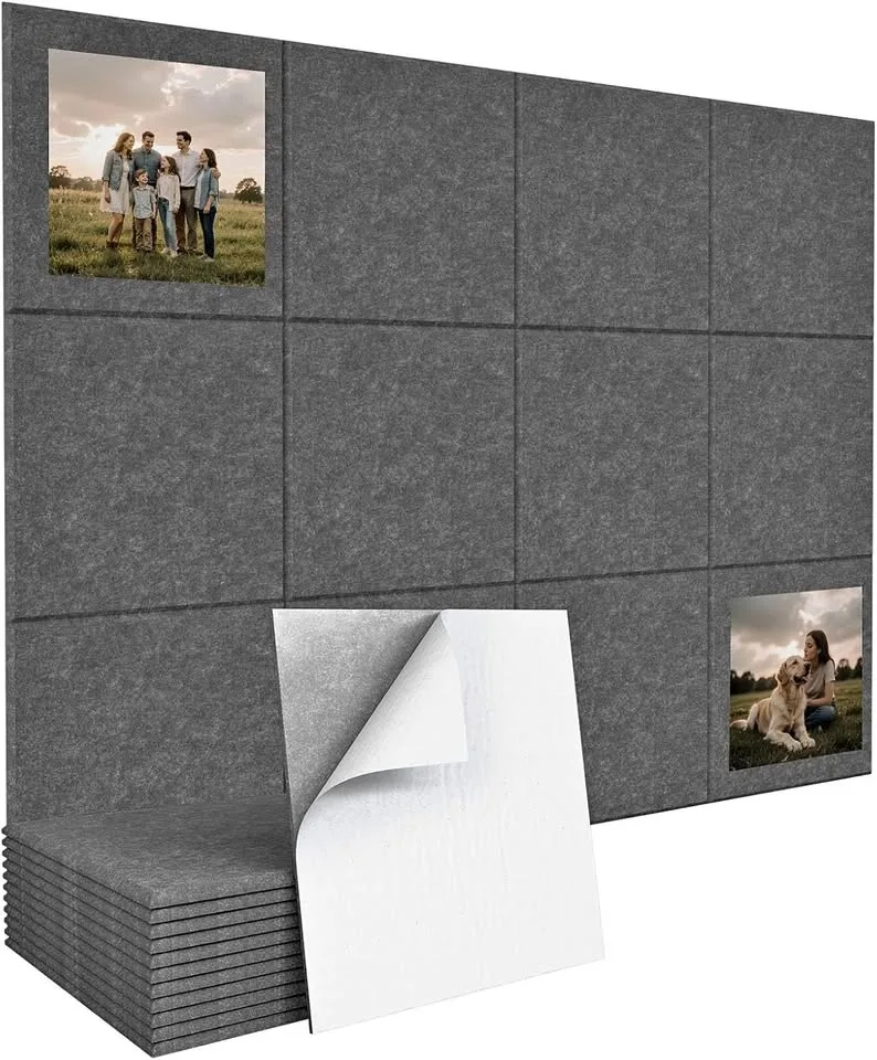 Large Cork Board/ Bulletin Board with Felt, 48"x 36" (12PCS) thumbnail