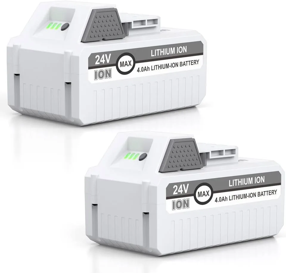 2-Pack 24V 4.0Ah Battery for Snow Joe+Sun Joe thumbnail