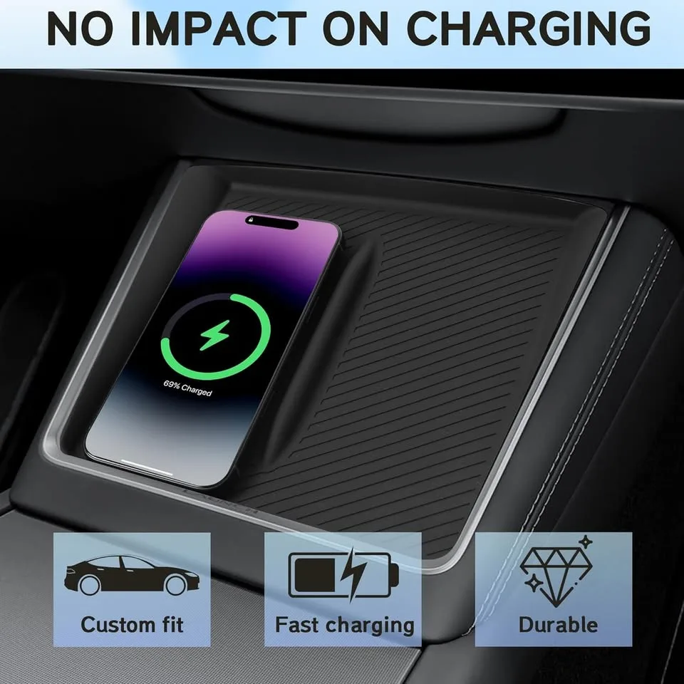 (6 PCS) Center Console Organizer Tray for Tesla Model Y image indicator(5)