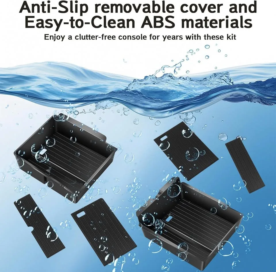 (6 PCS) Center Console Organizer Tray for Tesla Model Y image indicator(7)