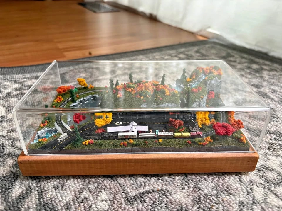 "Tiny Trains" Custom 1:900 TY Scale Micro Layout Set