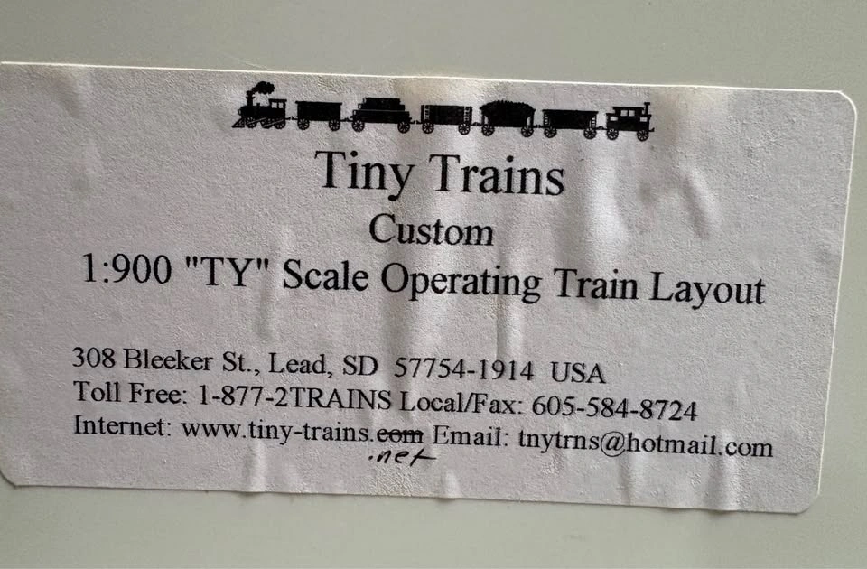 "Tiny Trains" Custom 1:900 TY Scale Micro Layout Set - photo 2