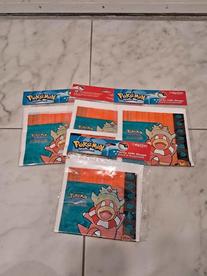 Lot of 4 vintage pokemon gift/loot bags thumbnail