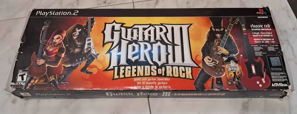 Ps2 Guitar hero 3 legends of rock game and guitar image indicator(2)