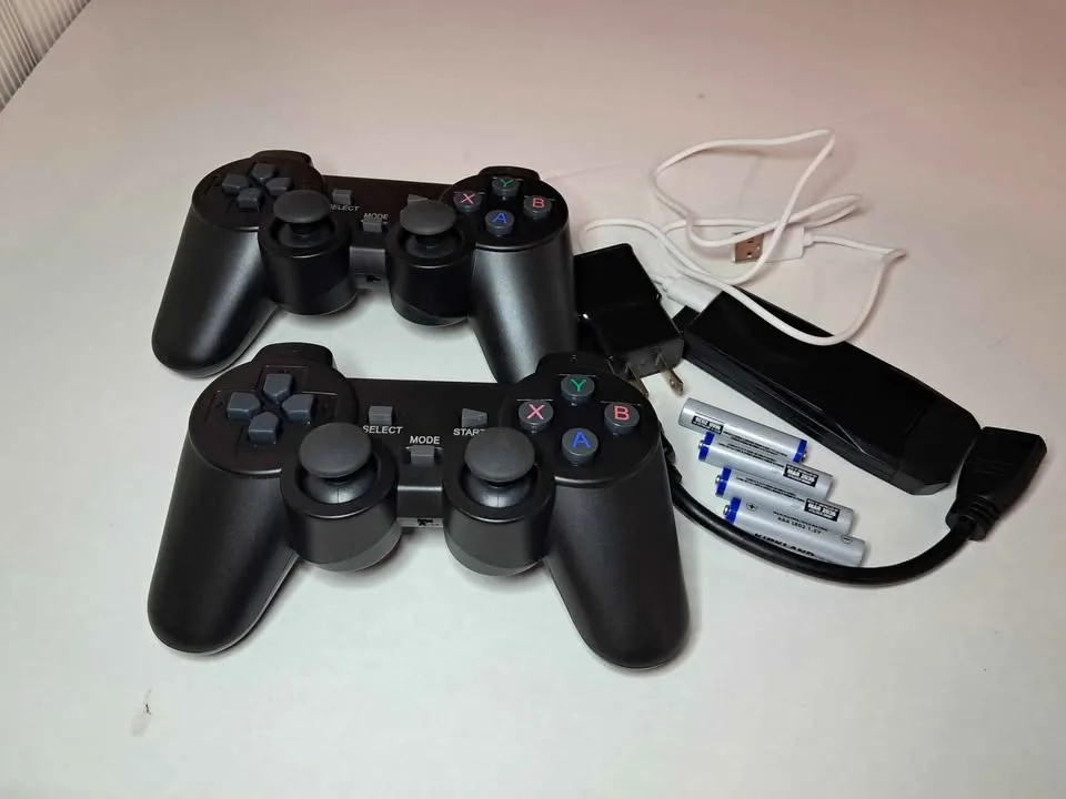 Retro gaming console preloaded with games image indicator(8)