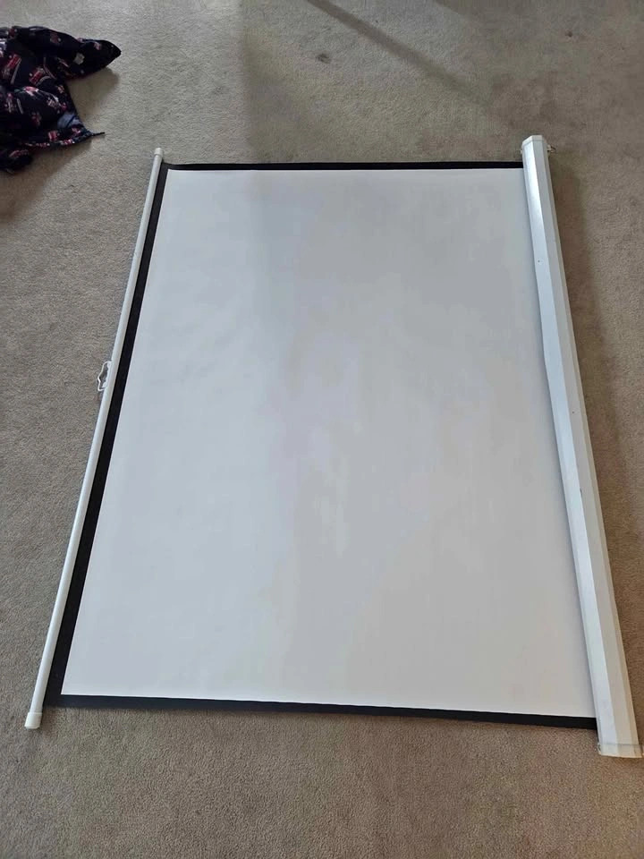 Mountable projector screen