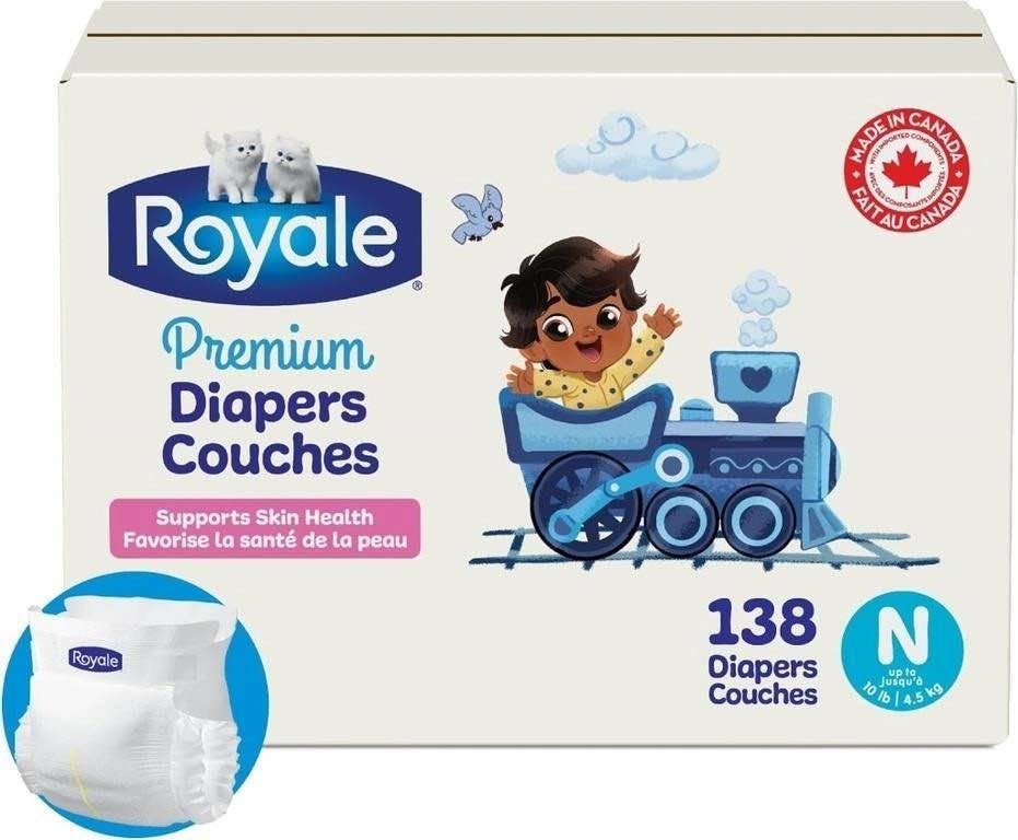 Royale New Born (Size 1) Baby Diapers - photo 5
