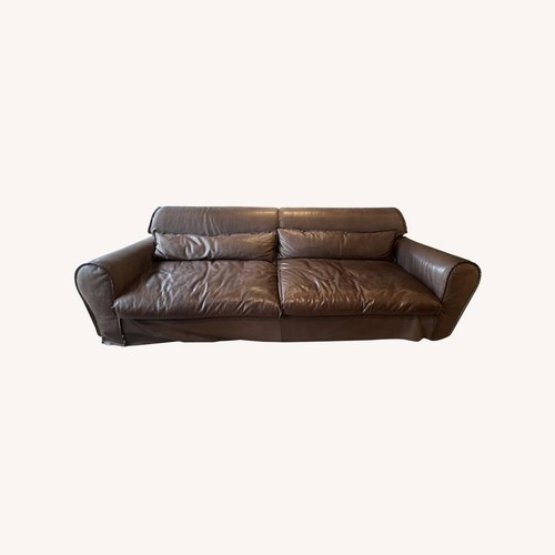 Baxter Housse XXL Dark Brown Leather Sofa - photo 3
